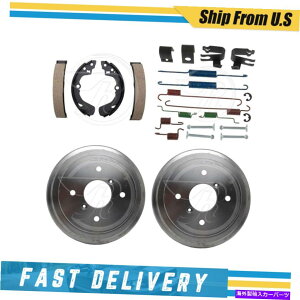 Brake Drum 1990N1994ÑXYLXEBtg̃Au[Lhu[LV[Yn[hEFAXvOLbg Rear Brake Drums Brake Shoes & Hardware Spring Kit for 1990-1994 Suzuki Swift