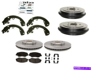 Brake Drum �g���^�}�g���b�N�X�|���g�o�C�u�u���[�L�p�b�h���[�^�[�h�����V���[�Y���n�[�h�E�F�A2003-2008�̂�FWD Toyota Matrix Pont Vibe Brake Pad Rotor Drum Shoe & hardware 2003-2008 ONLY FWD�y���s�A���i�z