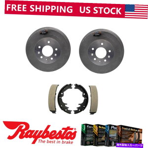 Brake Drum リアキットブレーキドラム&ブレーキシューズフィット1989-1997マツダMPV -RayBestos Rear Kit Brake Drums & Brake Shoes Fits 1989-1997 Mazda MPV - Raybestos