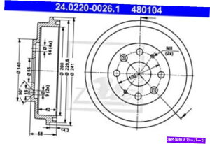 Brake Drum �}�c�_323 c iv v f v v v v v s demio mx-3 d102-26-251�̂��߂�ate�u���[�L�h���� ATE Brake Drum For MAZDA 323 C IV V F VI P S Demio Mx-3 D102-26-251�y���s�A���i�z