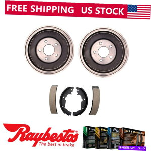 Brake Drum 2001年から2005年のポンティアックアズテクのリアキットブレーキドラム&ブレーキシューズ - レイベスト Rear Kit Brake Drums & Brake Shoes For 2001-2005 Pontiac Aztek - Raybestos
