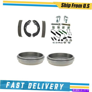 Brake Drum 2007N2012N̓ỸAu[Lhu[LV[Yn[hEFAXvOLbg Rear Brake Drums Brake Shoes & Hardware Spring Kit for 2007-2012 Nissan Versa