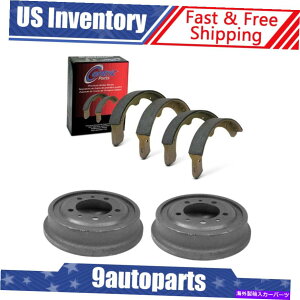 Brake Drum 1983-1986 JeepCJ7Au[Lhu[LV[YLbg For 1983-1986 Jeep CJ7 Rear Brake Drums & Brake Shoes Kit