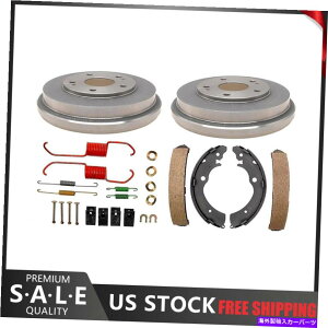 Brake Drum ALbgu[Lhu[LV[Yn[hEFALbg2004-2006z_AR[hɓK܂ Rear Kit Brake Drums & Brake Shoes Hardware Kit Fits 2004-2006 Honda Accord