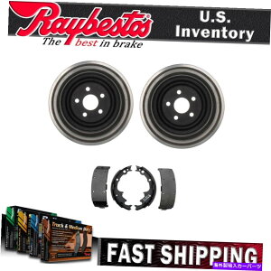 Brake Drum 1986�N�̃��A�L�b�g�u���[�L�h�����ƃu���[�L�V���[�Y�v���}�X�{�C�W���[�~�j�����L�����o�� Rear Kit Brake Drums & Brake Shoes For 1986 Plymouth Voyager Mini Ram Caravan�y���s�A���i�z