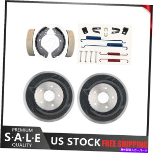 Brake Drum 2001Ñz_IfbZCp̃ALbgu[Lhu[LV[Yn[hEFALbg Rear Kit Brake Drums & Brake Shoes Hardware Kit For 2001 Honda Odyssey