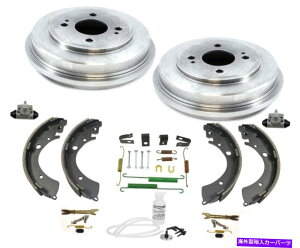 Brake Drum 2001-2005 CIVIC 1.7L W/Au[Lhu[LV[YZbgV_[9PC Fits 2001-2005 Civic 1.7L W/ Rear Brakes Drums Brake Shoe Set Cylinders 9pc