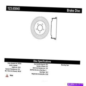 Brake Drum RR�u���[�L�h�������S��123.65045 Rr Brake Drum Centric Parts 123.65045�y���s�A���i�z