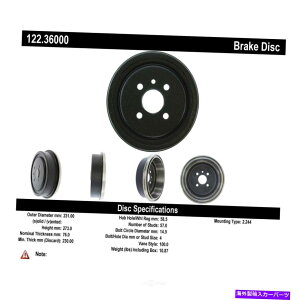 Brake Drum u[Lhv~AAZgbN122.36000 Brake Drum-Premium Rear Centric 122.36000