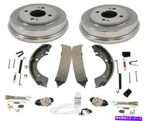 Brake Drum 4̃X^bhhu[LV[YzC[V_[n[hEFApz_VrbN1996-2000 9PC 4 Stud Drums Brake Shoes Wheel Cylinders Hardware for Honda Civic 1996-2000 9pc