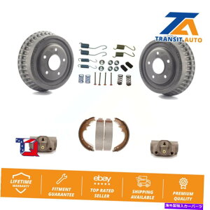 Brake Drum I[h[r̃Au[LhV[YXvOƃV_[Lbg98 Rear Brake Drum Shoes Spring And Cylinders Kit For Oldsmobile 98