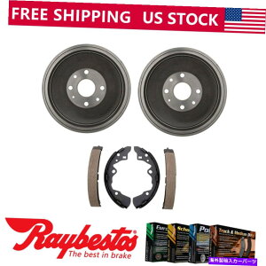 Brake Drum 1997�N����1999�N�̐���g���[�T�[�̃��A�L�b�g�u���[�L�h�������u���[�L�V���[�Y - ���C�x�X�g Rear Kit Brake Drums & Brake Shoes For 1997-1999 Mercury Tracer - Raybestos�y���s�A���i�z