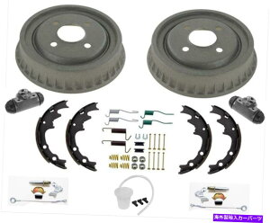Brake Drum Au[Lhu[LV[YtH[h}X^Õn[hEFA1985-1993 9PCLbg Rear Brake Drums Brake Shoes Springs Hardware for Ford Mustang 1985-1993 9Pc Kit