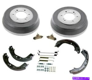 Brake Drum Au[LhV[Yn[hEFAAzC[hCu͓YteBA2.4L 98-04ɓK܂ Rear Brake Drums Shoes Hardware Rear Wheel Drive Fits Nissan Frontier 2.4L 98-04