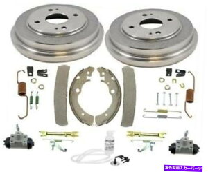 Brake Drum hV[YXvOXzC[V_[pz_90-02AhƂ̃AR[h9pc Drums Shoes Springs Wheel Cylinders for Honda 90-02 Accord With Rear Drums 9pc
