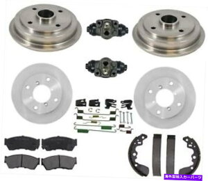 Brake Drum [^[pbhhV[YXvOzC[VLbg95-97 GEOg2hÂ Rotors Pads Drums Shoes Spring & Wheel Cyl Kit for 95-97 Geo Metro 2 Door Only