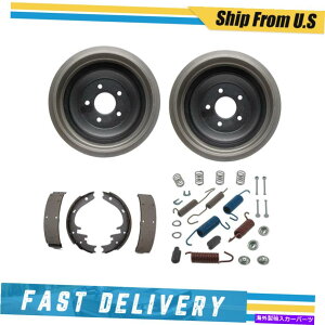 Brake Drum tH[hJg[XNCAAhu[LV[Yn[hEFAXvOLbg1988 Rear Drums Brake Shoes & Hardware Spring Kit for Ford Country Squire 1988