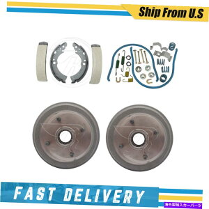 Brake Drum YpT[p̃Au[Lhu[LV[Yn[hEFAXvOLbg1983 Rear Brake Drums Brake Shoes & Hardware Spring Kit for Nissan Pulsar 1983