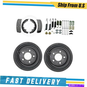 Brake Drum V{[GNXvXp̃Ahu[LV[Yn[hEFAXvOLbg1996-2002 Rear Drums Brake Shoes Hardware Spring Kit for Chevrolet Express 1500 1996-2002