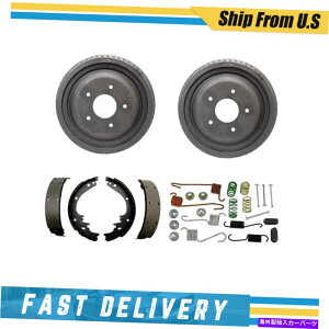 Brake Drum I[h[rJgXp̃Ahu[LV[Yn[hEFAXvOLbg1976 Rear Drums Brake Shoes & Hardware Spring Kit for Oldsmobile Cutlass 1976