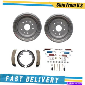 Brake Drum 1967ÑtH[hP-100̃Au[Lhu[LV[Yn[hEFAXvOLbg Rear Brake Drums Brake Shoes & Hardware Spring Kit for 1967 Ford P-100