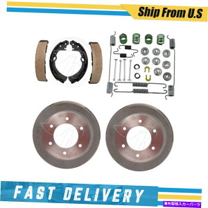 Brake Drum YD21 1992 1991 1990̃Ahu[LV[Yn[hEFAXvOLbg Rear Drums Brake Shoes & Hardware Spring Kit for Nissan D21 1992 1991 1990