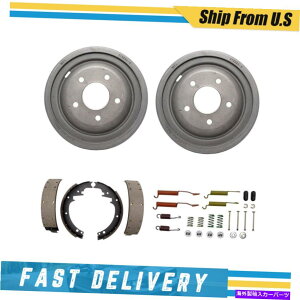 Brake Drum �L���f���b�N�J���[�p�̃��A�h�����u���[�L�V���[�Y���n�[�h�E�F�A�X�v�����O�L�b�g1971-1976 Rear Drums Brake Shoes & Hardware Spring Kit for Cadillac Calais 1971-1976�y���s�A���i�z