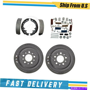 Brake Drum tH[hJg[Z_1969-1972p̃Ahu[LV[Yn[hEFAXvOLbg Rear Drums Brake Shoes & Hardware Spring Kit for Ford Country Sedan 1969-1972