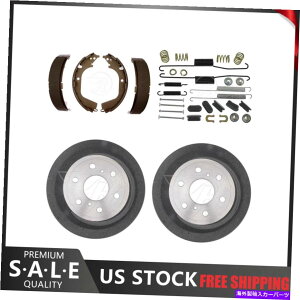 Brake Drum 2009-2013V{[Vo[h1500̃Au[Lhu[LV[Yn[hEFA Rear Brake Drums & Brake Shoes Hardware For 2009-2013 Chevrolet Silverado 1500