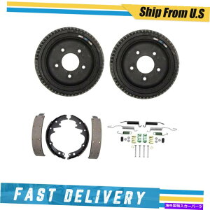 Brake Drum V{[uU[p̃Ahu[LV[Yn[hEFAXvOLbg1971-1973 Rear Drums Brake Shoes & Hardware Spring Kit for Chevrolet Blazer 1971-1973