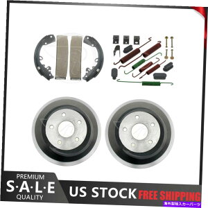 Brake Drum 2006�N�̎O�H���C�_�[�̂��߂̃��A�L�b�g�u���[�L�h�������u���[�L�V���[�Y�n�[�h�E�F�A�L�b�g Rear Kit Brake Drums & Brake Shoes Hardware Kit For 2006 Mitsubishi Raider