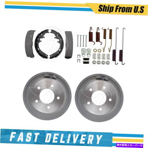 Brake Drum Ahu[LV[Yn[hEFAXvOLbg_bW1500o1999-2002 Rear Drums Brake Shoes & Hardware Spring Kit for Dodge Ram 1500 Van 1999-2002