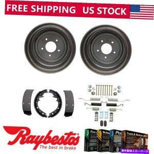 Brake Drum 1975NGMC G25̃ALbgu[Lhu[LV[Yn[hEFALbg - CxXg Rear Kit Brake Drums & Brake Shoes Hardware Kit For 1975 GMC G25 - Raybestos