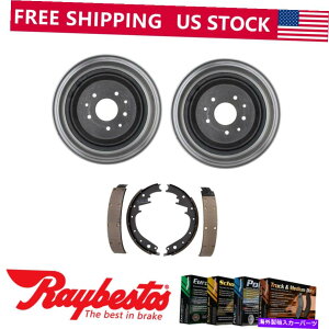 Brake Drum 1958�N�̃V�{���[�Z�_���z�B�̂��߂̃��A�L�b�g�u���[�L�h�����ƃu���[�L�V���[�Y - ���C�x�X�g Rear Kit Brake Drums & Brake Shoes For 1958 Chevrolet Sedan Delivery - Raybestos�y���s�A���i�z