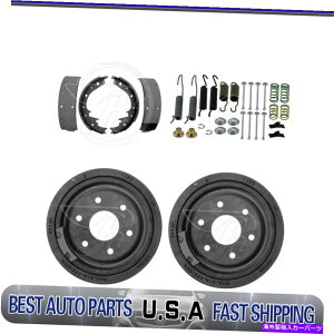 Brake Drum ���A�u���[�L�h�����u���[�L�V���[�Y�n�[�h�E�F�A�L�b�g�X�v�����O1999�N����2000�N�̃L���f���b�N�G�X�J���[�h Rear Brake Drum Brake Shoes Hardware Kit Spring Fits 1999-2000 Cadillac Escalade�y���s�A