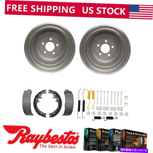 Brake Drum 1973-1974�v���}�X�o���N�[�_�̃��A�L�b�g�u���[�L�h�������u���[�L�V���[�Y�n�[�h�E�F�A�L�b�g Rear Kit Brake Drums & Brake Shoes Hardware Kit For 1973-1974 Plymouth Barracuda�y���s�A���i�z