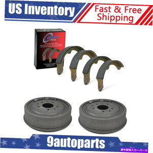 Brake Drum 1958年のシボレーインパラフロントブレーキドラム&ブレーキシューズキット For 1958 Chevrolet Impala Front Brake Drums & Brake Shoes Kit