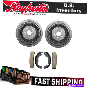 Brake Drum 1998N2003Ñg^VGĩtBthtALbgu[Lhƃu[LV[Y Rear Kit Brake Drums & Brake Shoes with Finned Drum For 1998-2003 Toyota Sienna
