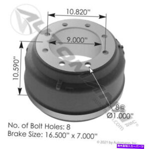Brake Drum �}�b�N���A�u���[�L�h����16.5 x 7�i8�z�[���j���O�i�C�g3401a���������܂� Mack REAR BRAKE DRUM 16.5 x 7 (8 Hole) Replaces Gunite 3401A�y���s�A���i�z