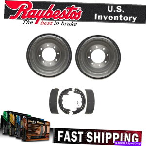 Brake Drum 1987-1991�t�H�[�hE-250�G�R�m�����N���u���S���̃��A�L�b�g�u���[�L�h�������u���[�L�V���[�Y Rear Kit Brake Drums & Brake Shoes For 1987-1991 Ford E-250 Econoline Club Wagon�y���s�A���i�z