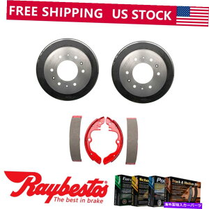 Brake Drum 1972-1976�}�c�_B1600�̃��A�L�b�g�u���[�L�h�����ƃu���[�L�V���[�Y - ���C�x�X�g Rear Kit Brake Drums & Brake Shoes For 1972-1976 Mazda B1600 - Raybestos�y���s�A���i�z