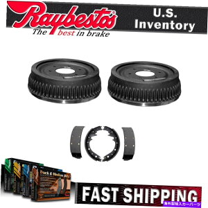 Brake Drum シボレーK10ピックアップ用のレイベストリアキットブレーキドラムとブレーキシューズ1974 Raybestos Rear Kit Brake Drums & Brake Shoes For Chevrolet K10 Pickup 1974