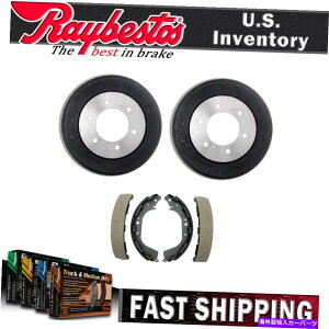 Brake Drum QX4 1998 1997���A�L�b�g�u���[�L�h�����ƃu���[�L�V���[�Y - ���C�x�X�g For QX4 1998 1997 Rear Kit Brake Drums & Brake Shoes - Raybestos�y���s�A���i�z
