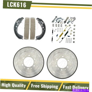 Brake Drum 2003�N�̃g���^�^�R�}���A�u���[�L�h�������u���[�L�V���[�Y�n�[�h�E�F�A�X�v�����O�L�b�g For 2003 Toyota Tacoma Rear Brake Drums & Brake Shoes Hardware Spring Kit�y���s�A���i�z
