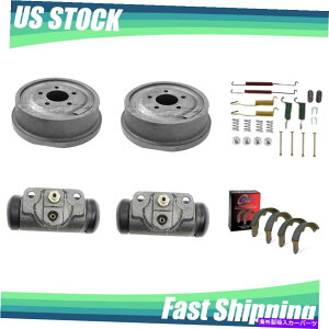 Brake Drum 10 "AhV[YXvOLbgzC[tBbg4zC[hCu2003-2009tH[hW[ 10" Rear Drums Shoes Spring Kit Wheel Fits 4 Wheel Drive 2003-2009 Ford Ranger