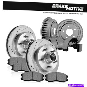 Brake Drum Chevy ExpressxÕtgуAu[L[^[Z~bNpbhhV[Y For Chevy Express Suburban Front and Rear Brake Rotors Ceramic Pads Drums Shoes