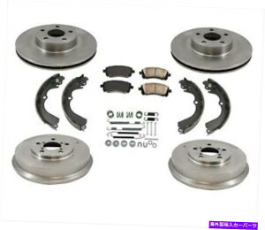 Brake Drum 98-02 ABS���A�h�����V���[�Y���X�v�����O�X���[�^�[�Z���~�b�N�p�b�h7pc 98-02 Forester Without ABS Rear Drums Shoes & Springs Rotors Cerramic Pads 7Pc