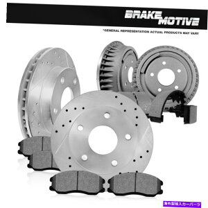 Brake Drum tH[hF150tgu[L[^[ +Z~bNpbhAu[Lh +V[Y For Ford F150 Front Brake Rotors + Ceramic Pads Rear Brake Drums + Shoes