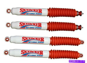 Brake Drum uR/O[p4̃tg/AnChH7000VbNAu\[o[̃XJCWbJ[Zbg Skyjacker Set of 4 Front/Rear Hydro H7000 Shock Absorbers for Bronco/Wrangler