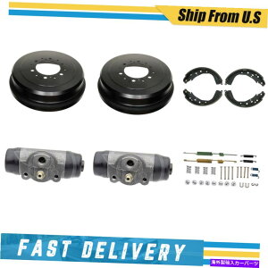 Brake Drum ���A�u���[�L�h�����V���[�Y�X�v�����O�z�C�[���V�����_�[�t�B�b�g1986-2000�g���^4�����i�[4WD Rear Brake Drums Shoes Spring Wheel Cylinder Fits 1986-2000 Toyota 4Runner 4WD